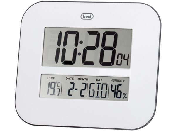 RELOJ DE PARED DIGITAL CON PANTALLA GRANDE 27 CM TREVI OM 3520 D NEGRO