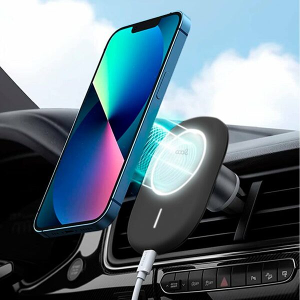 Soporte Universal para Coche Carga Inalámbrica Qi Magnético COOL - Image 6