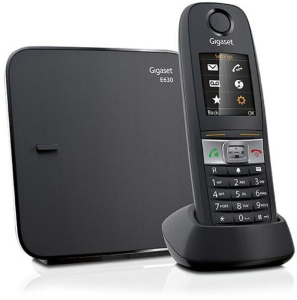 TELEFONO FIJO GIGASET E630 INALAMBRICO NEGRO
