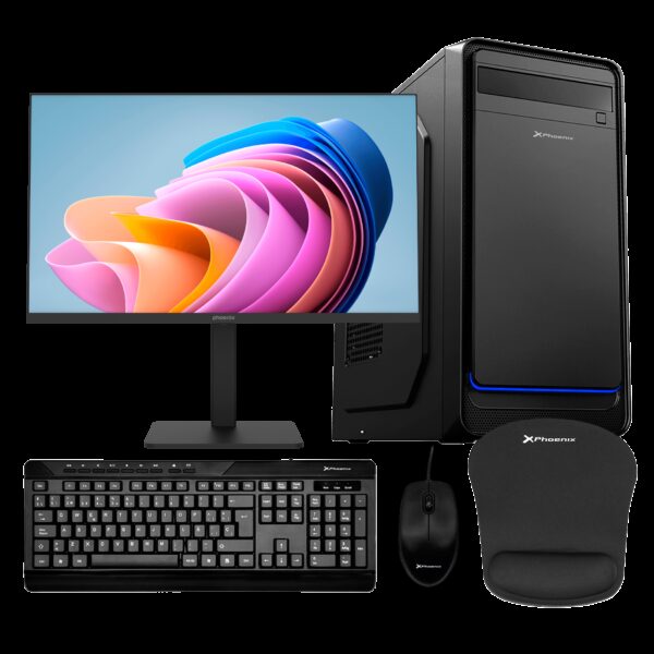 Pack phoenix -  ordenador + monitor + teclado y raton con alfombrilla