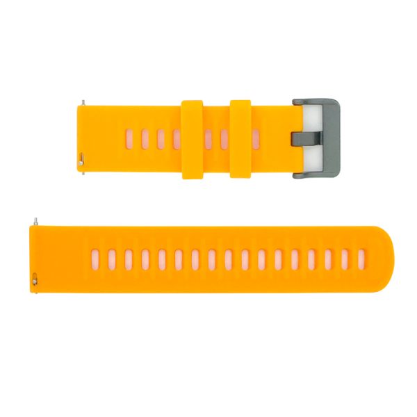 CORREA SMART SILICONA NARANJA PARA SMARTWATCH 22MM