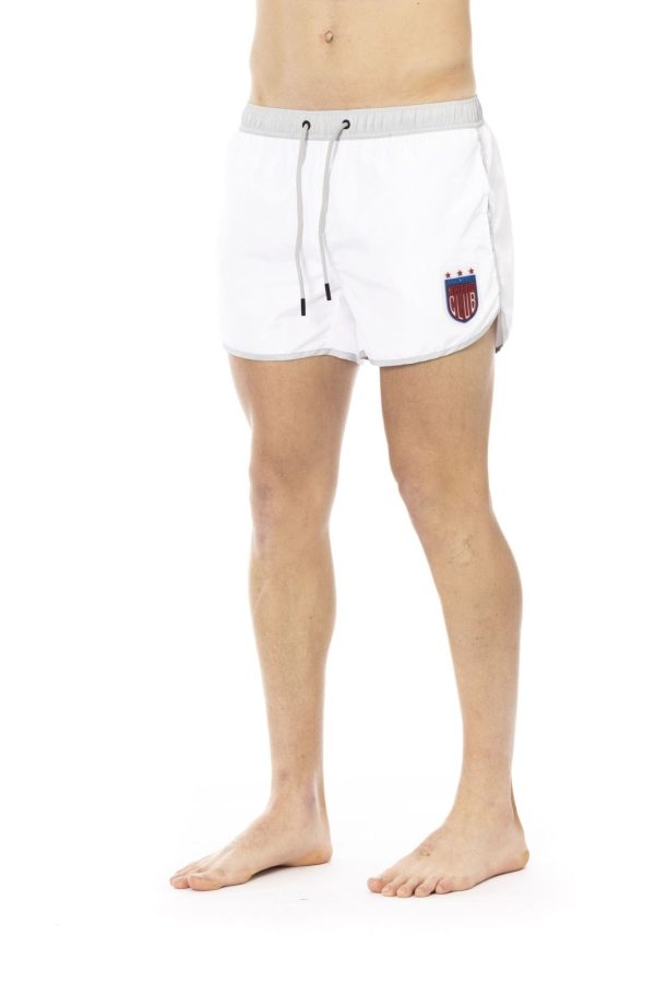 Bikkembergs Beachwear Roupa de banho BKK1MBS04_BiancoWhite - Image 2