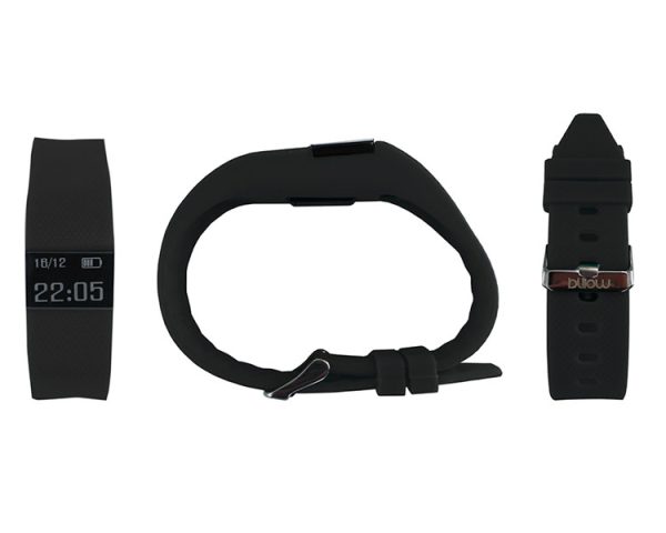 PULSERA SMART NEGRO + PULSOMETRO BILLOW