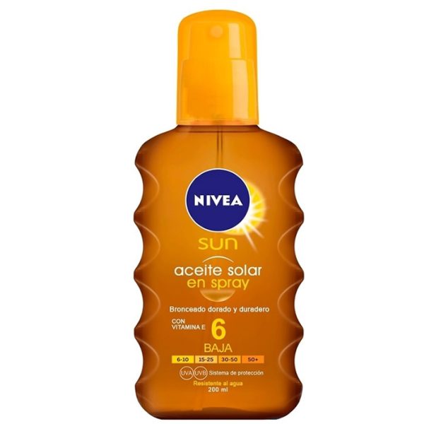 Nivea Sun Aceite Solar Spray Spf 6 200ml