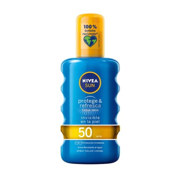 Nivea Sun Solar Protege Y Refresca Spf50 Spray 200ml