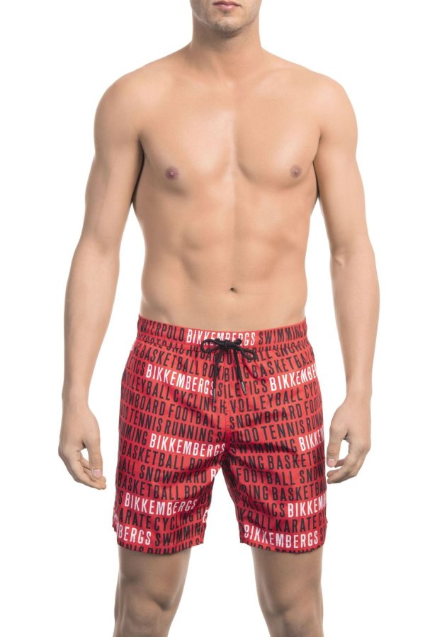 Bikkembergs Roupa de banho BKK1MBM17_RED_D