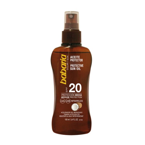 Babaria Aceite Protector Spf20 Coco 100ml