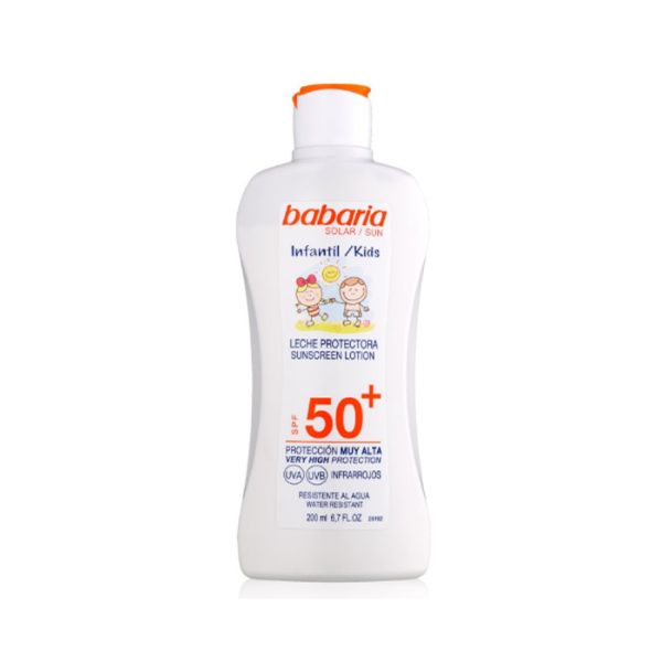 Babaria Solar Infantil Leche Protectora Resistente Al Agua Spf50 200ml