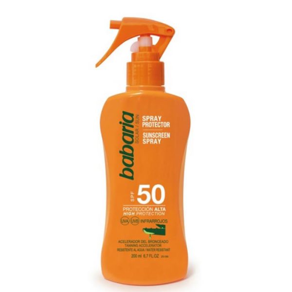 Babaria Spray Solar Protectora Aloe Vera Spf50 200ml