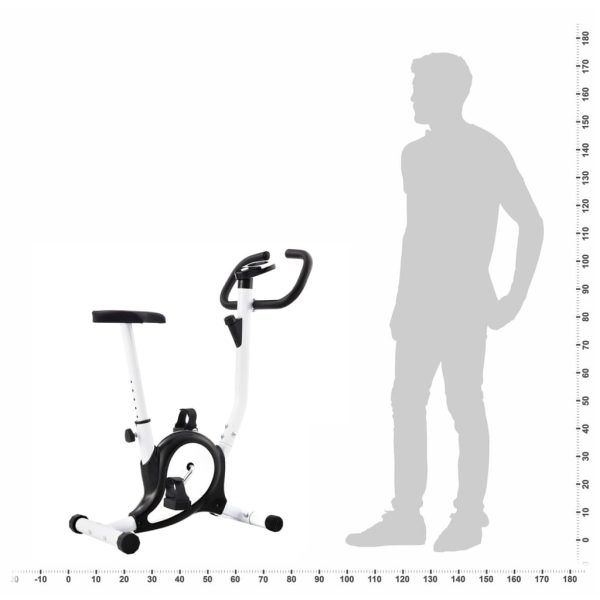 Bicicleta estática com resistência por cinta preto - Image 11