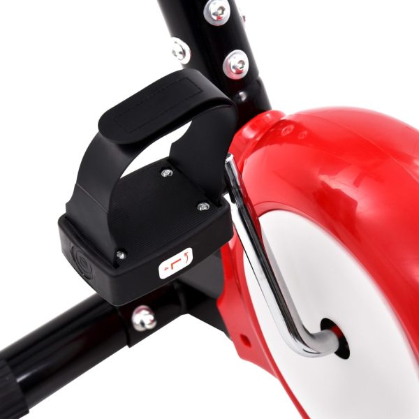 Bicicleta estática com resistência por cinta vermelho - Image 9