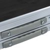 Mesa de campismo dobrável 180x60 cm alumínio cinzento - Image 8