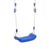 Assentos de baloiço com cordas 2 pcs 37x15 cm polietileno azul - Image 4