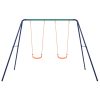 Conjunto de baloiços com 2 lugares aço - Image 2