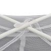 Tenda de campismo 200x150x145 cm fibra de vidro branco - Image 4