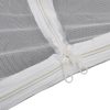 Tenda de campismo 200x150x145 cm fibra de vidro branco - Image 5