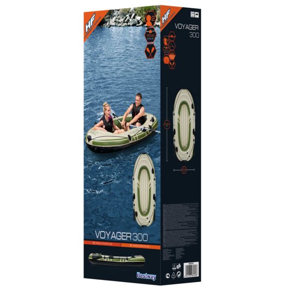 Bestway Barco insuflável Hydro-Force Voyager 300 243x102 cm - Image 9