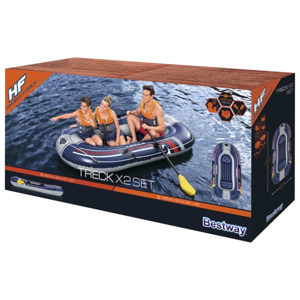 Bestway Barco insuflável Hydro-Force Treck x2 Set 255x127 cm - Image 11