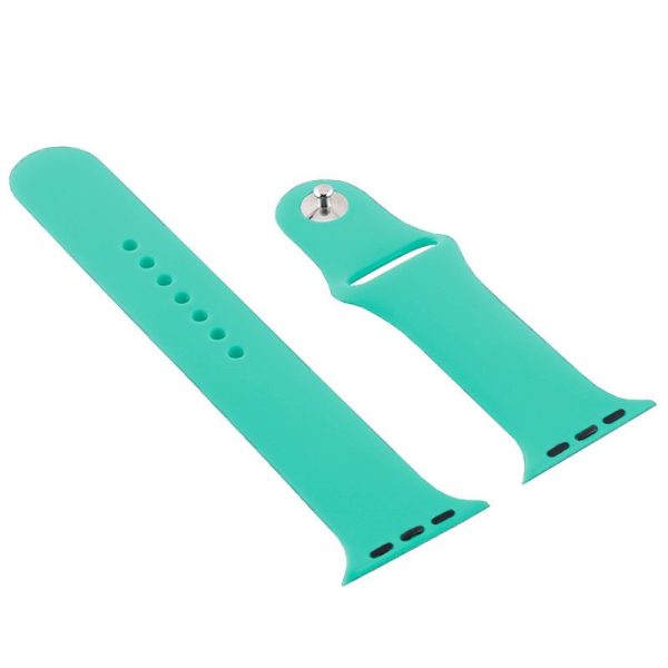 Correa COOL para Apple Watch Series 1 / 2 / 3 / 4 / 5 / 6 / 7 / 8 / SE (38 / 40 / 41 mm) Goma Mint - Image 3