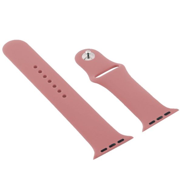 Correa COOL para Apple Watch Series 1 / 2 / 3 / 4 / 5 / 6 / 7 / 8 / SE (38 / 40 / 41 mm) Goma Rosa - Image 3