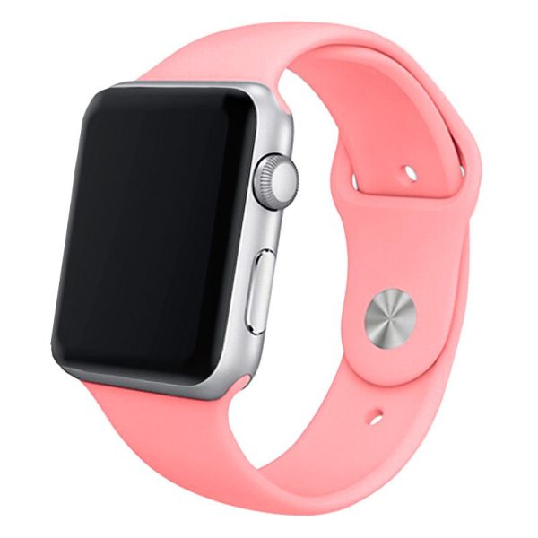 Correa COOL para Apple Watch Series 1 / 2 / 3 / 4 / 5 / 6 / 7 / 8 / SE (42 / 44 / 45 mm) Goma Rosa