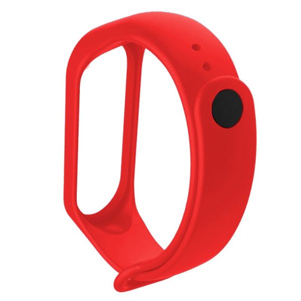 Correa COOL para Xiaomi Mi Band 5 / 6 / 7 / Amazfit Band 5 Liso Rojo - Image 3