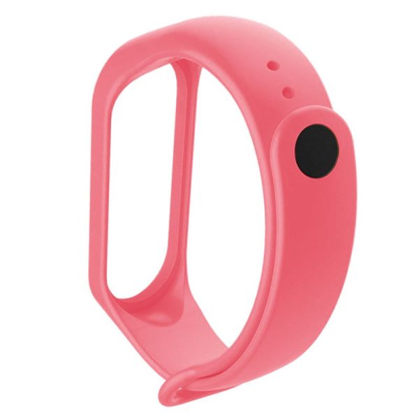 Correa COOL para Xiaomi Mi Band 5 / 6 / 7 / Amazfit Band 5 Liso Rosa - Image 3