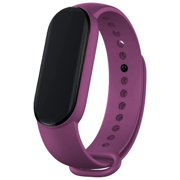 Correa COOL para Xiaomi Mi Band 5 / 6 / 7 / Amazfit Band 5 Liso Violeta