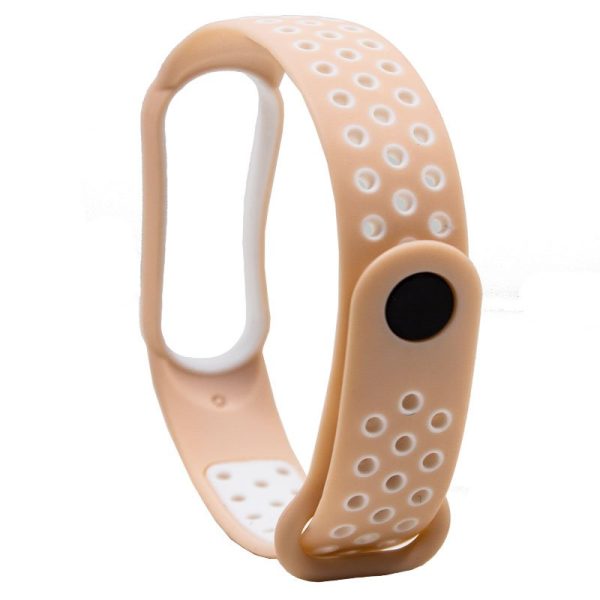 Correa COOL para Xiaomi Mi Band 5 / 6 / 7 / Amazfit Band 5 Sport Rosa Pastel - Image 3