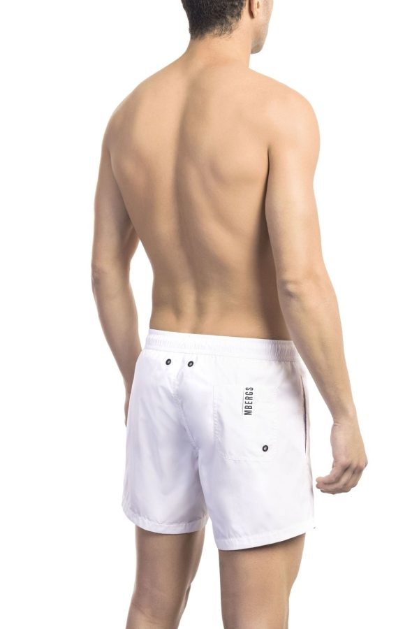 Bikkembergs Beachwear Roupa de banho BKK1MBS01_WHITE&RED - Image 2