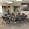 MESA RECTANGULAR PLEGABLE NEGRA LIFETIME 182X76X73,5 CM - Image 3