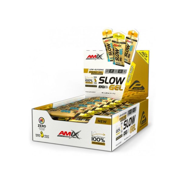 Slow Palatinose 40 géis de energia de 45 g Amix Performance