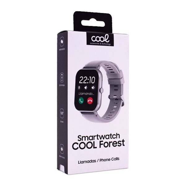 Smartwatch COOL Forest Silicona Gris (Llamadas, Salud, Deporte) - Image 11