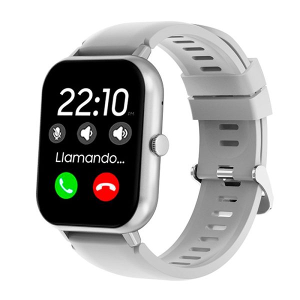 Smartwatch COOL Forest Silicona Gris (Llamadas, Salud, Deporte)