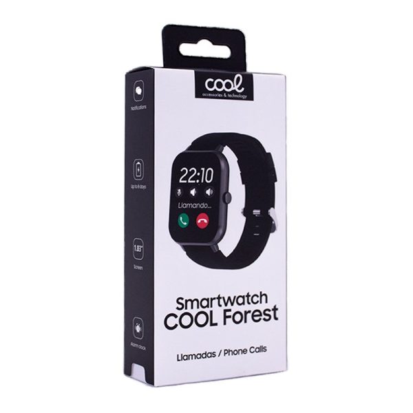 Smartwatch COOL Forest Silicona Negro (Llamadas, Salud, Deporte) - Image 11