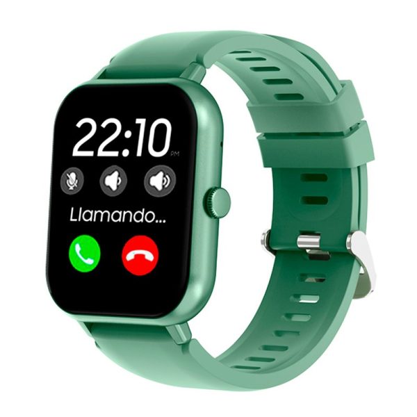 Smartwatch COOL Forest Silicona Verde (Llamadas, Salud, Deporte)