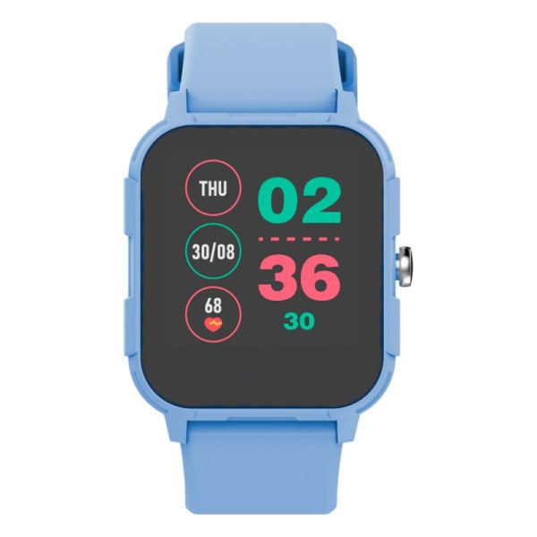 Smartwatch COOL Junior Silicona Azul (Salud, Deporte, Sueño, IP68, Juegos) - Image 2