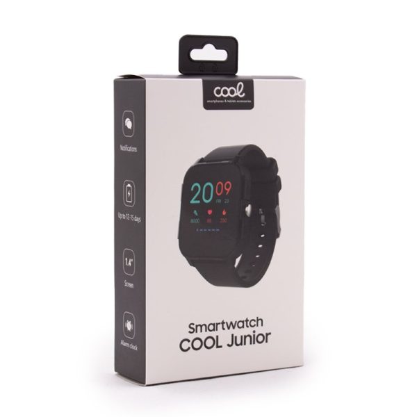 Smartwatch COOL Junior Silicona Negro (Salud, Deporte, Sueño, IP68, Juegos) - Image 7