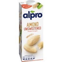 Alpro Almond Unroasted Unsweetened Longlife Milk Alternative - 1Lt
