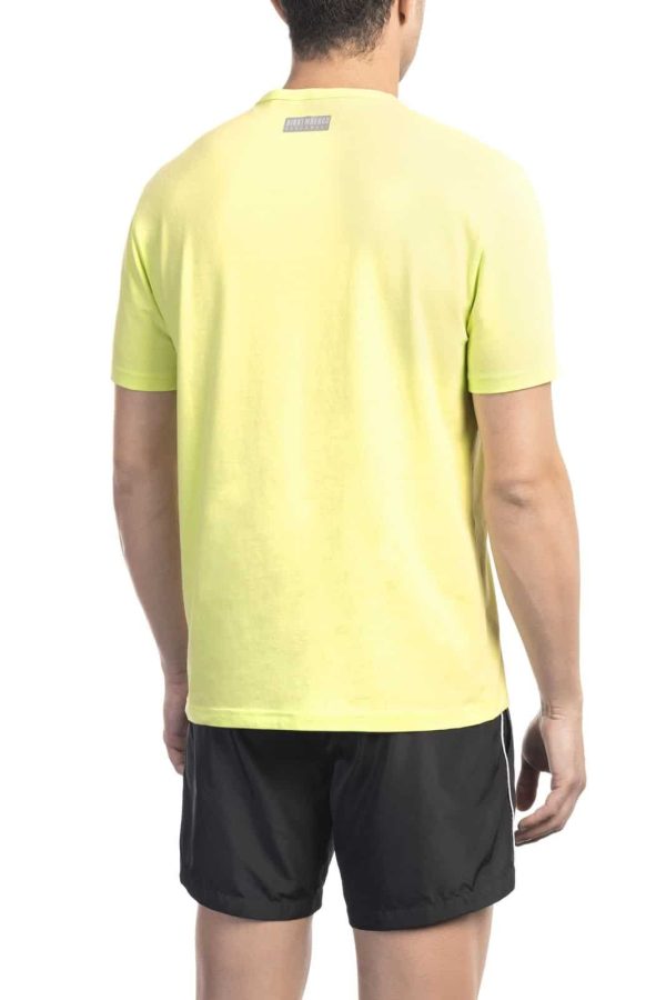 Bikkembergs Beachwear Camiseta BKK1MTS02_YELLOW(FLUO) - Image 2