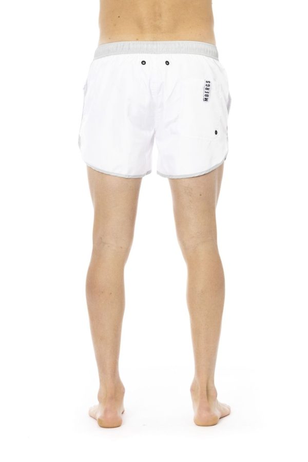 Bikkembergs Beachwear Roupa de banho BKK1MBS04_BiancoWhite - Image 3