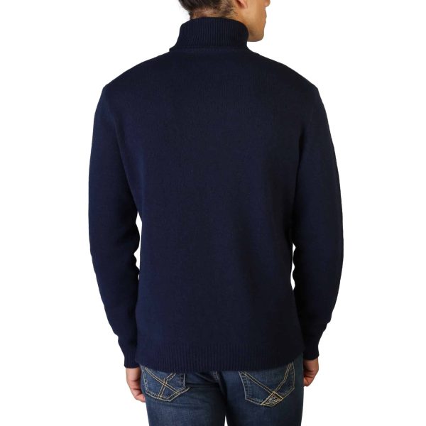 100% Cashmere Sweater T-NECK-M_500-NAVY - Image 2