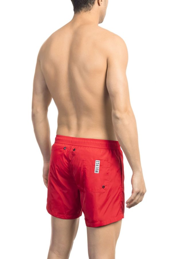 Bikkembergs Beachwear Roupa de banho BKK1MBS02_RED - Image 2