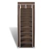 Sapateira com tampa 57 x 29 x 162 cm Castanho - Image 4