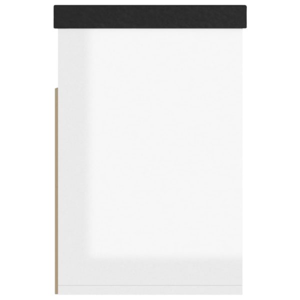 Banco sapateira + almofadão deriv. madeira 80x30x47 cm - Image 5