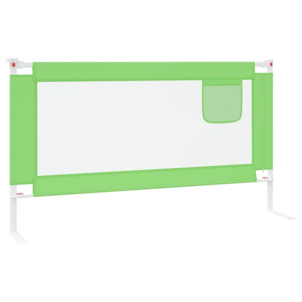 Barra de segurança p/ cama infantil tecido 150x25 cm verde - Image 3