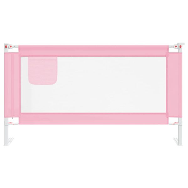 Barra de segurança p/ cama infantil tecido 150x25 cm rosa - Image 2