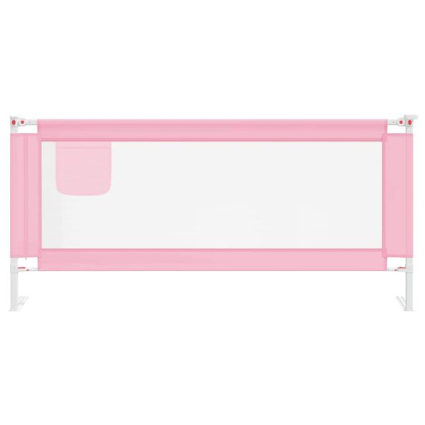 Barra de segurança p/ cama infantil tecido 200x25 cm rosa - Image 2