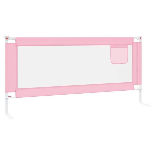 Barra de segurança p/ cama infantil tecido 200x25 cm rosa - Image 3