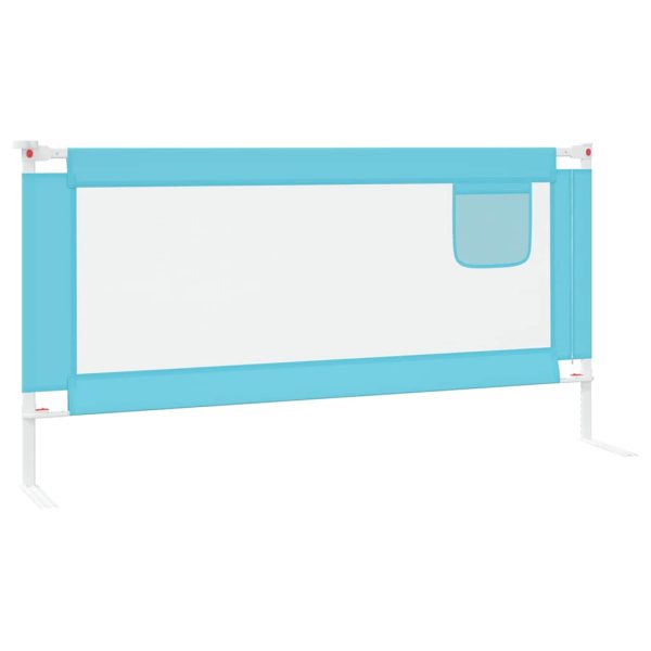 Barra de segurança p/ cama infantil tecido 180x25 cm azul - Image 3